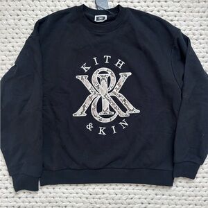 Kith & Kin snakeskin crewneck